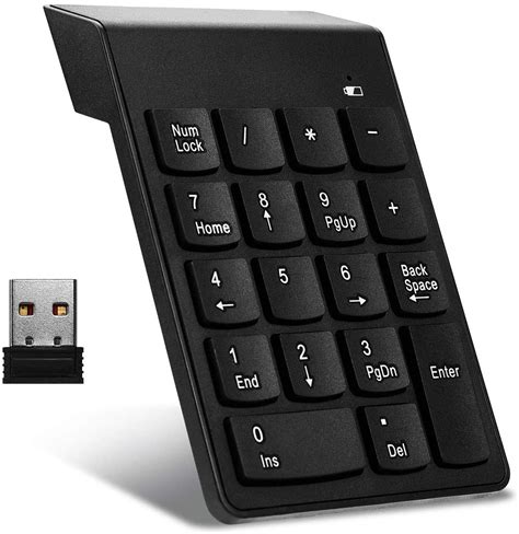 cimetech wireless numeric keypad keys portable number numpad