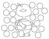 Dot Coloring Dauber Bingo Pages Do Worksheets Template Printable Cover Painting Preschool Marker Printables Roll Color Sheets Paint Dots Kids sketch template