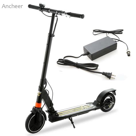 ancheer  electric scooter high speed adult  wheel folding electric kick scooter  lithium