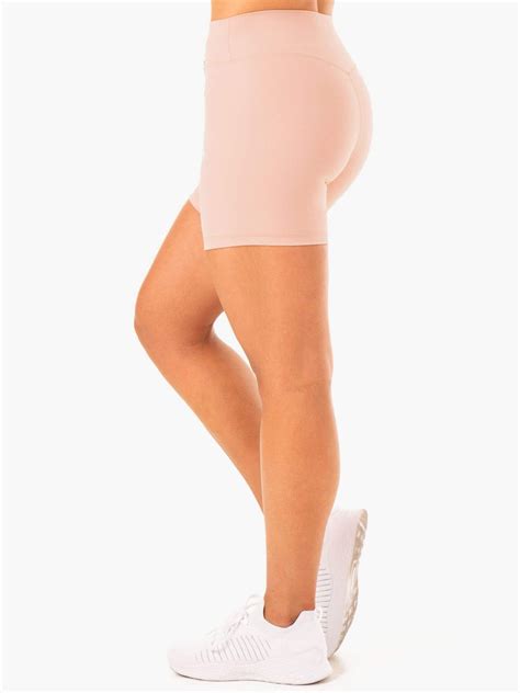 Replay High Waisted Shorts Nude Ryderwear