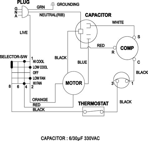 wiring diagram car aircon compressor  goda olive wiring
