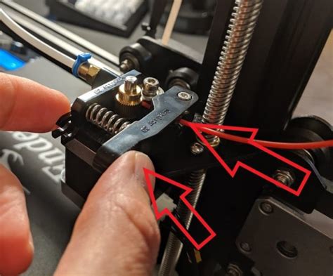 ender  filament changing guide  pictures  solved