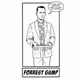 Forrest Gump Pal sketch template