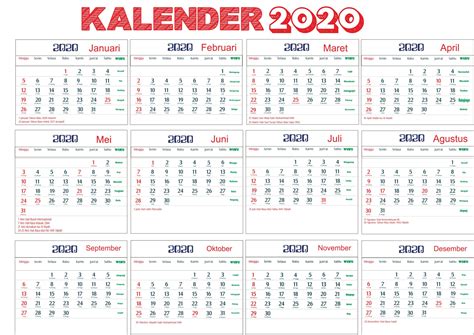 kalender  lengkap  hari libur nasional  cuti bersama azkadinacom