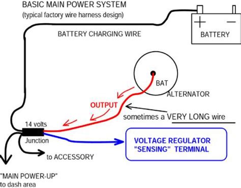 gm  wire alternator diagram