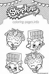 Coloring Shopkins Strawberry Kiss Cheeky Kleurplaat Coloringhome Bff Designlooter Donut Epingle sketch template