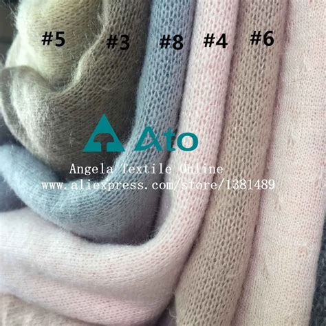 groothandel zachte gebreide stof polyester katoen naaien textiel wol fleece stoffen baby knit