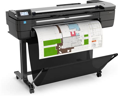 hp designjet  large format printer wi fi thermal inkjet colour