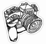 Nikon Camera Drawing Getdrawings sketch template