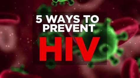 5 ways to prevent hiv