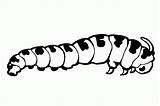 Caterpillar Coloring Pages Clip Caterpillars Clipart Cliparts Butterfly Hungry List Popular Coloringhome Comments sketch template