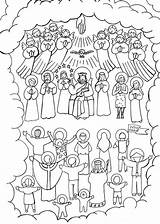 Saints Souls Worksheets sketch template