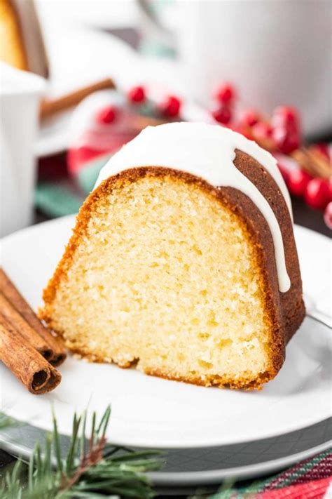 eggnog bundt cake recipe  cake mix