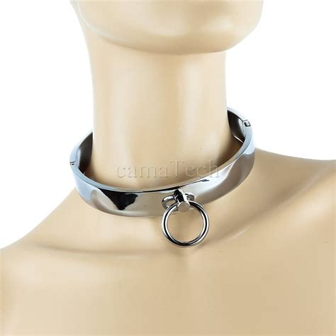 camatech dia 14cm metal locking neck collar restraint stainless steel