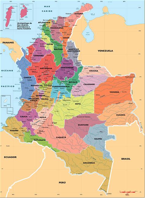 colombia mapa politoco mapa de colombia ciudades de colombia mapa de venezuela