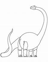 Coloring Dinosaur Brachiosaurus Pages Long Neck Baby Printable Drawing Diplodocus Clipart Popular Getdrawings Library Coloringhome sketch template