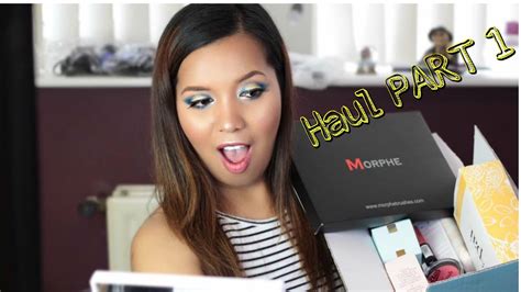 haul shoplog part  morphe  douglas nyx etos makeup feelunique youtube