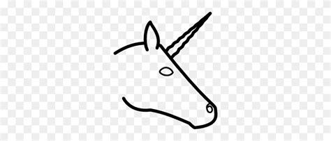unicorn head profile clip art badass clipart flyclipart