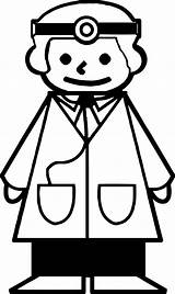 Coloring Doctor Basic Wecoloringpage sketch template