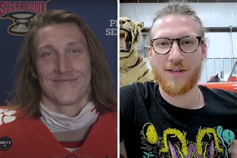 trevor lawrence brother artist chase lawrence  qbs  alike