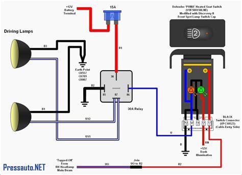 wiring diagram  automotive relay