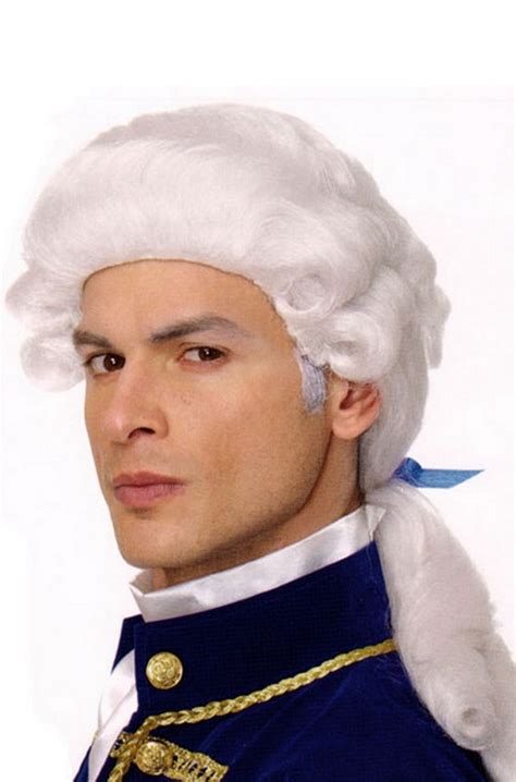 george costume wig white