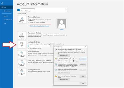 clean   outlook inbox  manage  email pcworld