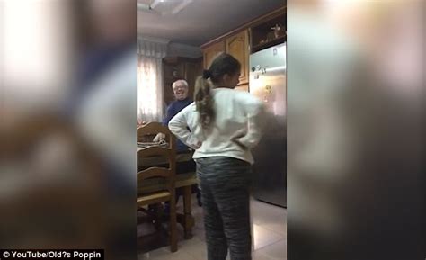 grandfather dances with granddaughter in video daily mail online