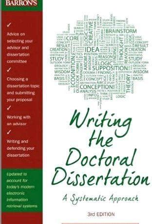 writing  doctoral dissertation