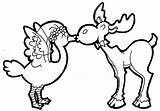 Kissing Moose Goose Coloring Pages Cliparts Elk Drawing Seen Ever Clip Clipart Deviantart Books Library Cartoon Comments sketch template