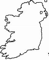 Ireland Map Simple Clipart Drawing Clip Clipartbest Getdrawings sketch template