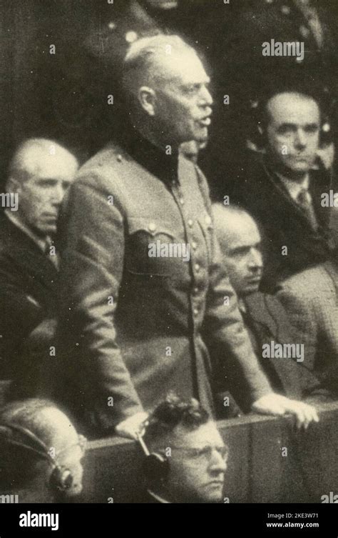 German General Field Marshall And War Criminal Wilhelm Keitel During