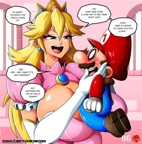 Reading Princess Peach In Thanks Mario Doujinshi Hentai By