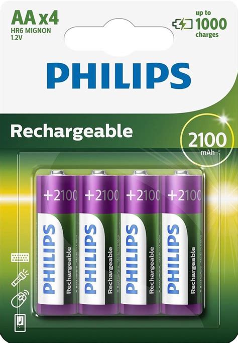 philips aa oplaadbare batterijen bol