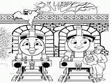 Coloring Thomas Pages Train Percy Friends Mission Edward Printable Christmas Drawing Doubting Tank Engine Getcolorings Getdrawings Clipart Sheet Related Library sketch template