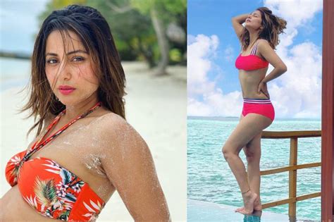 hina khan slays in sexy bikinis see her hot throwback photos from