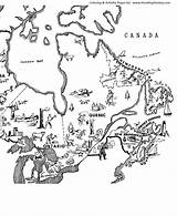 Canada Coloring Pages Map Eastern Sheets Honkingdonkey Drawing Activity Dominion Quebec Colouring Geography Pony Choose Board North sketch template