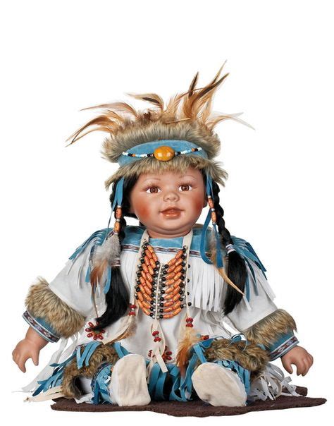 Golden Keepsakes Native American Dolls Porcelain Dolls Indian Dolls