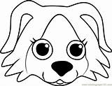 Collie Border Coloring Face Puppy Pages Parade Pet Coloringpages101 Printable Kids sketch template