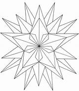 Estrella Ellahoy Geométrico sketch template