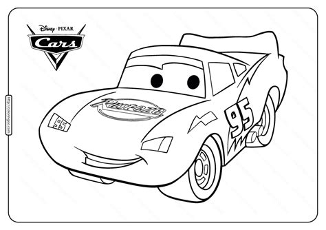disney pixar cars  lightning mcqueen coloring page cars coloring