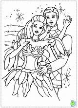 Coloring Swan Barbie Lake Dinokids Close Print sketch template