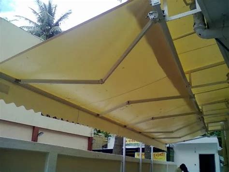 retractable home awning  rs piece vinyl awning  pune id