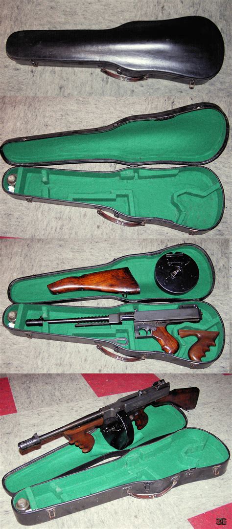 violin case  tommy gun  ancestorsrelic  deviantart