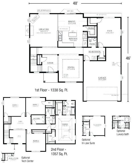 cape  house plans  floor master home plans blueprints
