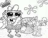 Coloring Spongebob Pages Gary Squarepants Popular sketch template