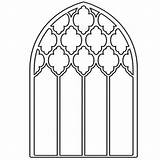 Tech Kirchenfenster sketch template