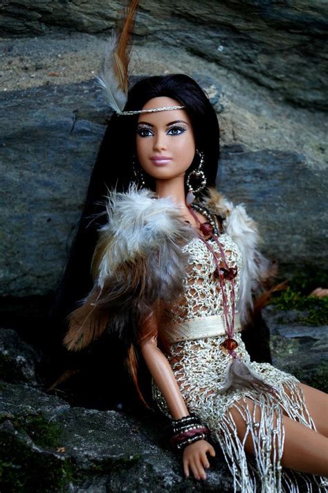 the only daughter of indian chief barbie gowns native