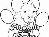 Coloring Pages Pitbull Dog Pit Getcolorings Color Printable Bulls sketch template