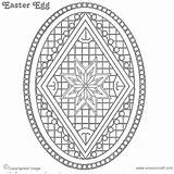 Pysanky Egg Patterns Eggs Easter Designs Printable Ukrainian Pages Coloring Colouring Visit sketch template